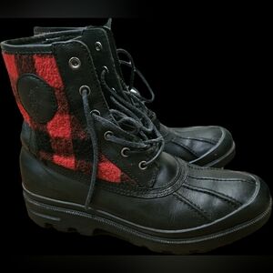 Polo Ralph Lauren Men's Udel Buffalo Check Duck Boots